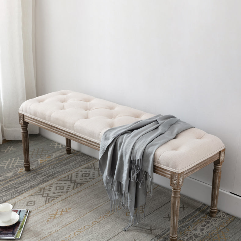 Traditional Solid Wood Seating Bench Distressed Finish Bench Clearhalo 'Benches' 'Chairs & Seating' 'furn' 'furn_benches' 'Furniture' 'Living Room Furniture' 5783632