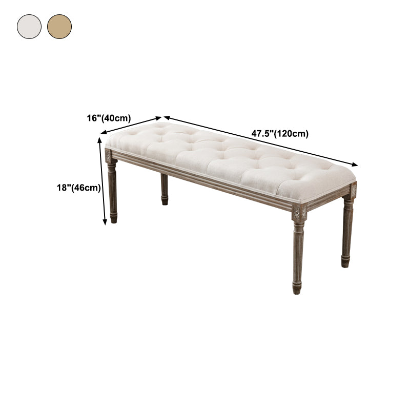 Traditional Solid Wood Seating Bench Distressed Finish Bench Clearhalo 'Benches' 'Chairs & Seating' 'furn' 'furn_benches' 'Furniture' 'Living Room Furniture' 5783644