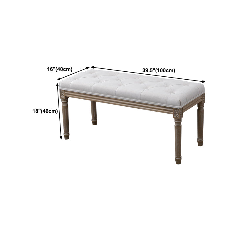 Traditional Solid Wood Seating Bench Distressed Finish Bench Clearhalo 'Benches' 'Chairs & Seating' 'furn' 'furn_benches' 'Furniture' 'Living Room Furniture' 5783645