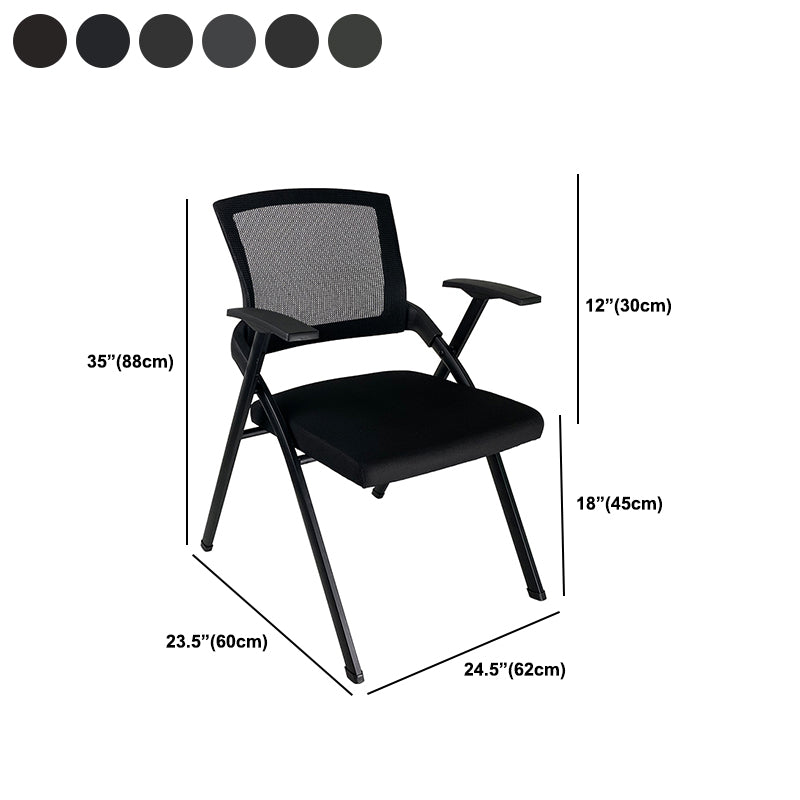 Chaise de conférence contemporaine Black Mesh Seat and Back Task Chair