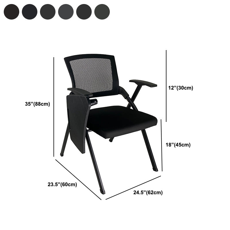 Chaise de conférence contemporaine Black Mesh Seat and Back Task Chair