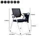 Chaise de conférence contemporaine Black Mesh Seat and Back Task Chair