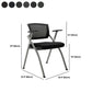 Chaise de conférence contemporaine Black Mesh Seat and Back Task Chair