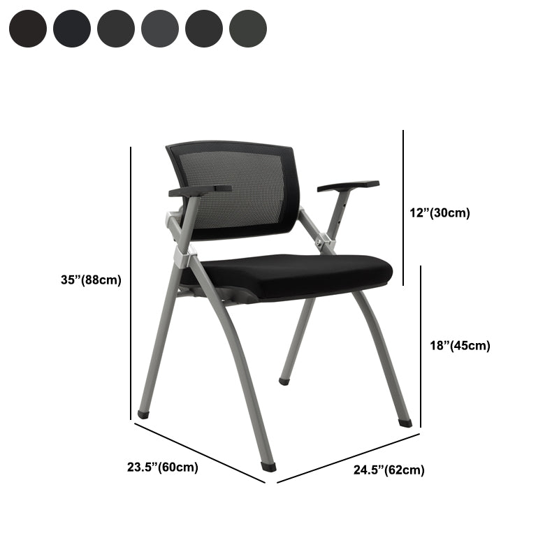 Chaise de conférence contemporaine Black Mesh Seat and Back Task Chair