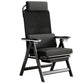Modern High Back Executive Chair No Wheels Lumbar Support Desk Chair Matte Black 1 Piece Clearhalo 'furn' 'furn_office_chair' 'Furniture' 'Office Chairs' 'Office Furniture' 'office_chair' 5783736