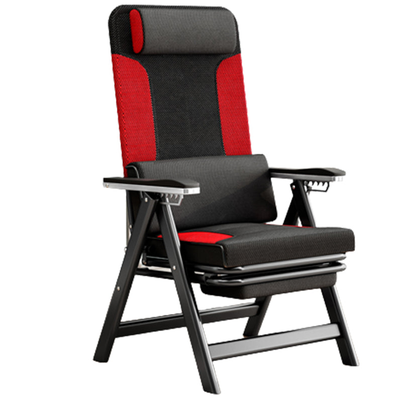 Modern High Back Executive Chair No Wheels Lumbar Support Desk Chair Red 1 Piece Clearhalo 'furn' 'furn_office_chair' 'Furniture' 'Office Chairs' 'Office Furniture' 'office_chair' 5783738