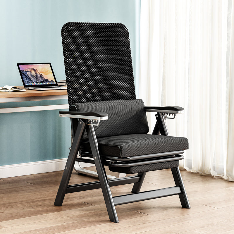 Modern High Back Executive Chair No Wheels Lumbar Support Desk Chair Clearhalo 'furn' 'furn_office_chair' 'Furniture' 'Office Chairs' 'Office Furniture' 'office_chair' 5783739