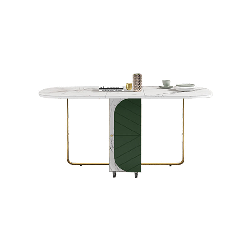 Contemporary Dining Set 1/2/3/5 Pcs Folding Dining Room Table and Chairs