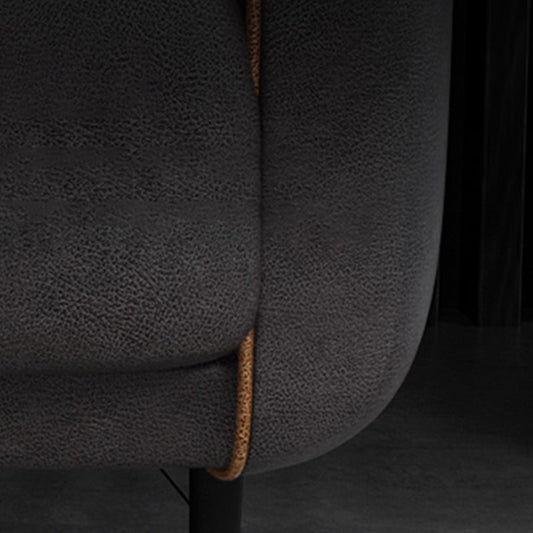 Moderne faux lederen standaard bank tuxedo arm woonkamer bank