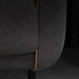 Moderne faux lederen standaard bank tuxedo arm woonkamer bank