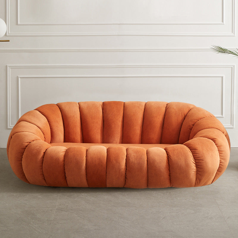 Sofá de brazo inclinado de 2/3 plazas moderna 39.37 "D Sofá de almohada cosida