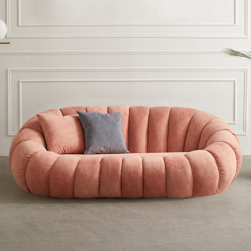 Sofá de brazo inclinado de 2/3 plazas moderna 39.37 "D Sofá de almohada cosida