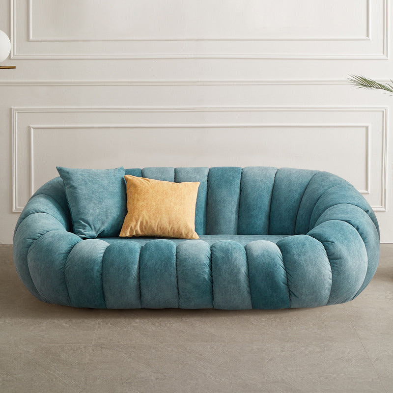 Sofá de brazo inclinado de 2/3 plazas moderna 39.37 "D Sofá de almohada cosida