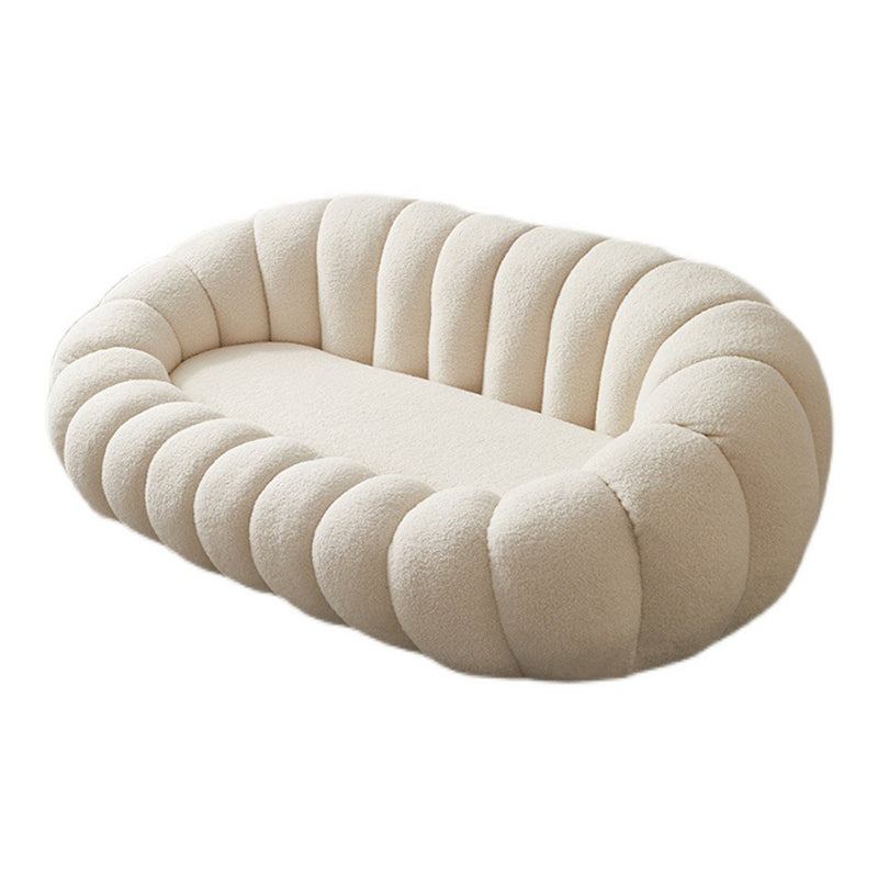 Sofá de brazo inclinado de 2/3 plazas moderna 39.37 "D Sofá de almohada cosida