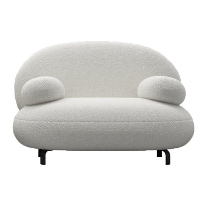 Pillow Top Arm Sofa Contemporary Wool 29.9-Inch High Sofa in White 47.2"L x 35.4"W x 29.5"H Clearhalo 'furn' 'furn_sofas' 'Furniture' 'Living Room Furniture' 'Sofa' 'sofas' 5784573