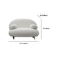 Pillow Top Arm Sofa Contemporary Wool 29.9-Inch High Sofa in White Clearhalo 'furn' 'furn_sofas' 'Furniture' 'Living Room Furniture' 'Sofa' 'sofas' 5784577