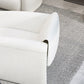 32.38" D Wool Sofa Modernism Pillow Top Arm Seating in White Clearhalo 'furn' 'furn_sofas' 'Furniture' 'Living Room Furniture' 'Sofa' 'sofas' 5784601