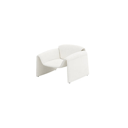 32.38" D Wool Sofa Modernism Pillow Top Arm Seating in White 37.4"L x 33.5"W x 25.6"H Clearhalo 'furn' 'furn_sofas' 'Furniture' 'Living Room Furniture' 'Sofa' 'sofas' 5784605