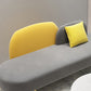 Modern Velvet Armless Sofa 30.70" Wide Gray Sofa for Living Room