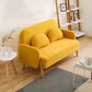 26.77" Wide Velvet Sofa Standard Square Arm Sofa for Living Room
