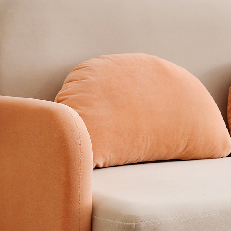 26.77" Wide Velvet Sofa Standard Square Arm Sofa for Living Room