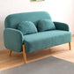 26.77" Wide Velvet Sofa Standard Square Arm Sofa for Living Room