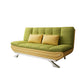 Convertible Sofa Fabric Split Back Sewn Pillow Back Settee for Living Room
