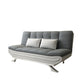 Convertible Sofa Fabric Split Back Sewn Pillow Back Settee for Living Room