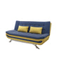 Convertible Sofa Fabric Split Back Sewn Pillow Back Settee for Living Room
