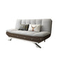 Convertible Sofa Fabric Split Back Sewn Pillow Back Settee for Living Room