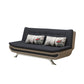 Convertible Sofa Fabric Split Back Sewn Pillow Back Settee for Living Room