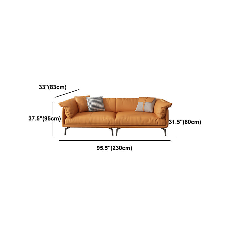 Cojín de brazos de almohada hacia atrás sofá de almacenamiento resistente a las manchas contemporáneas