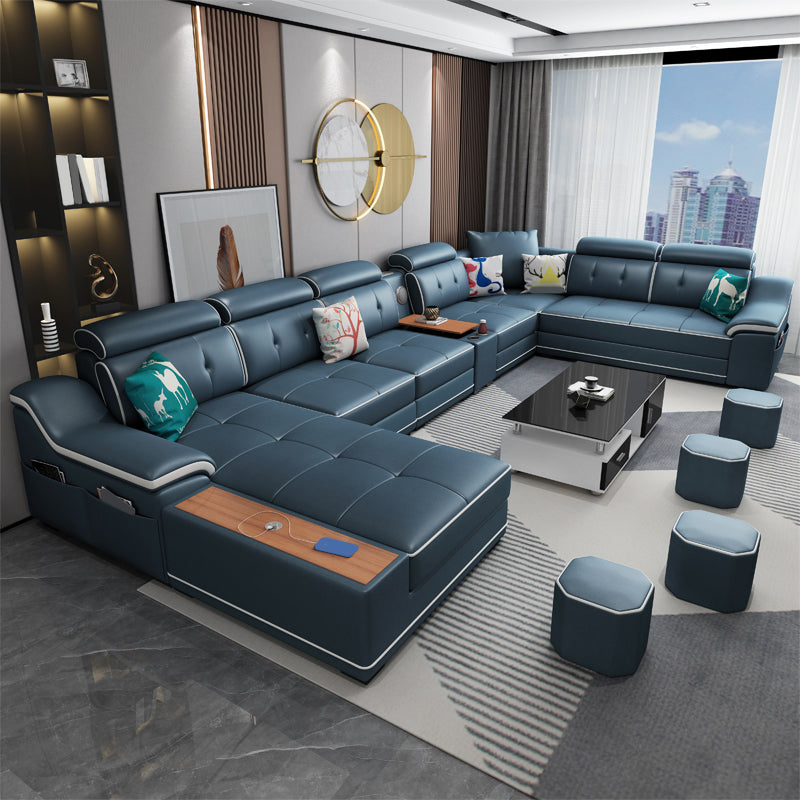 Sectores de muebles modulares resistentes a manchas modulares con forma de manchas en forma de U en forma de U