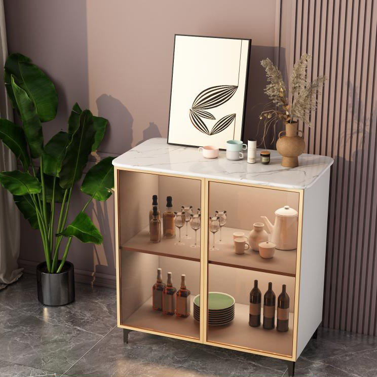 SIGNIFICATO STONE STONE GLAM STONE SITTURA 31,5 "H PASSEGGIO DI PASSEGGIO A 2 porte Server a 2 porte