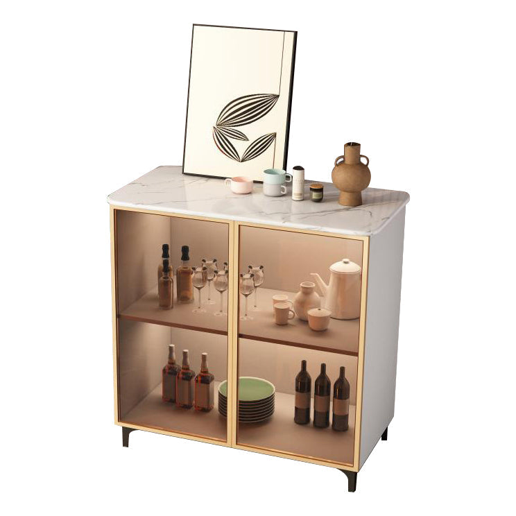 SIGNIFICATO STONE STONE GLAM STONE SITTURA 31,5 "H PASSEGGIO DI PASSEGGIO A 2 porte Server a 2 porte