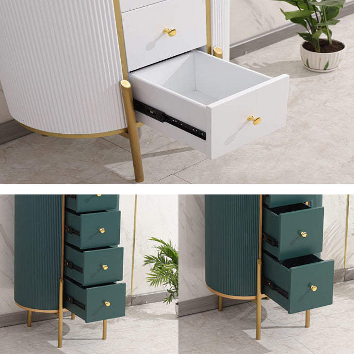 Modern Style Stone Buffet Sideboard 23.6"L Dining Room Buffet Server with Drawer Clearhalo 'buffet_sideboard' 'Buffets & Sideboards' 'furn' 'furn_buffet_sideboard' 'Furniture' 'Kitchen & Dining Furniture' 5784959