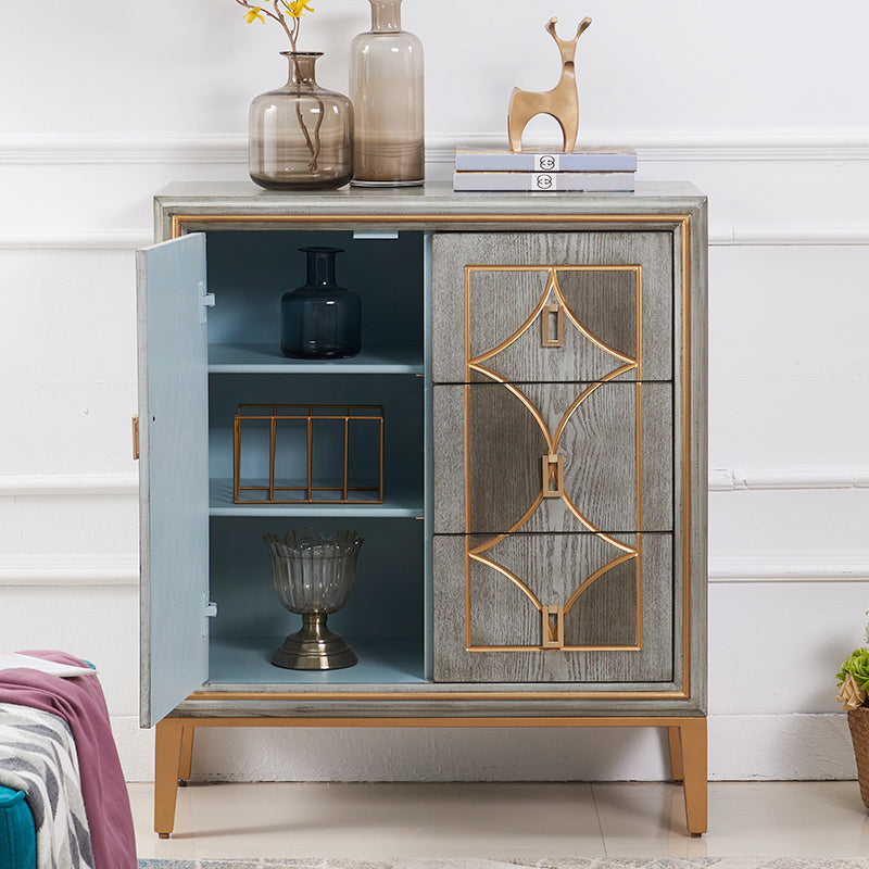 Soggiorno a buffet con cassetti e ingegnerizzazione ingegnerizzato a buffet moderno