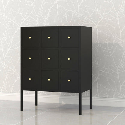 Ligne de salon en acier 38 "H Armoire de serveur buffet moderne avec tiroirs
