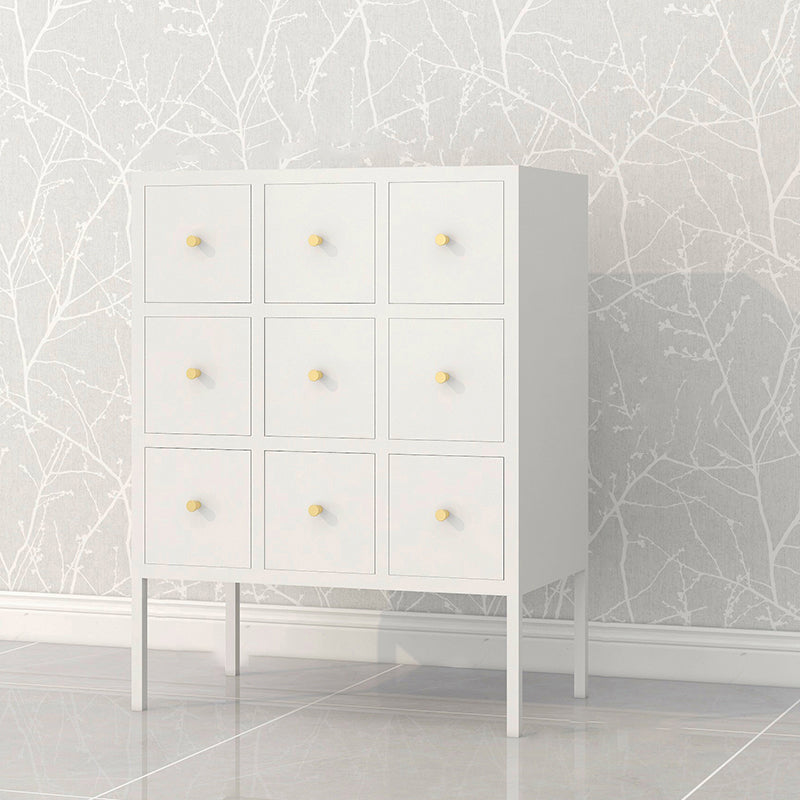 Ligne de salon en acier 38 "H Armoire de serveur buffet moderne avec tiroirs