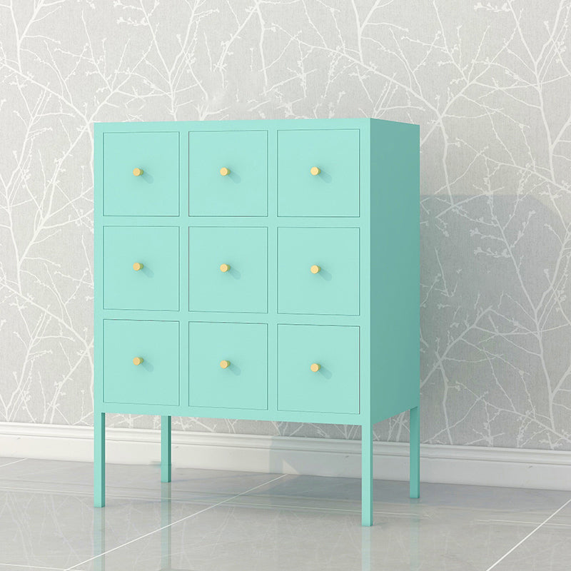 Ligne de salon en acier 38 "H Armoire de serveur buffet moderne avec tiroirs