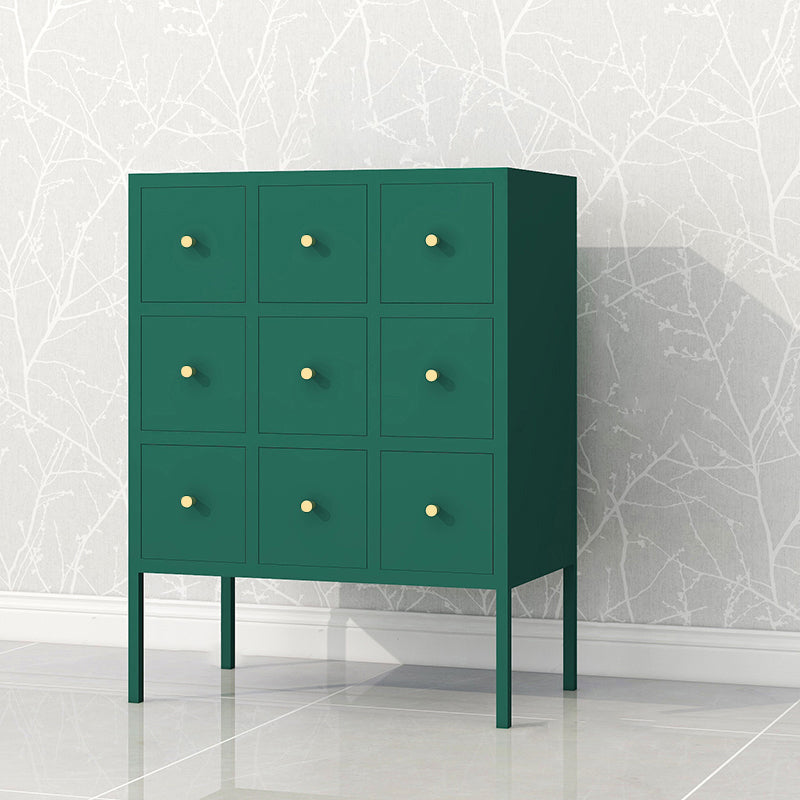 Ligne de salon en acier 38 "H Armoire de serveur buffet moderne avec tiroirs