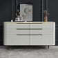 Modern Stone Sideboard a buffet con cassetti del soggiorno con gambe in legno massiccio