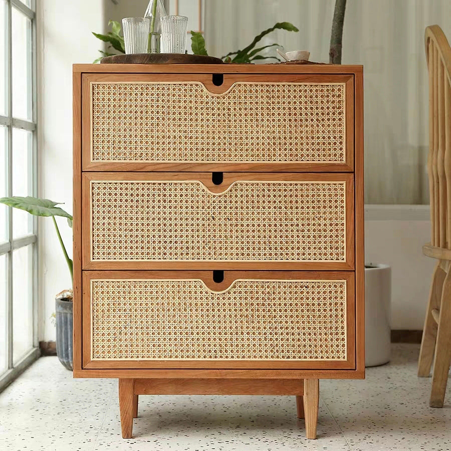 Buffet in legno massiccio di pino moderno soggiorno naturale a buffet con cassetti