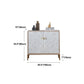 Modern Living Room Buffet Wood and Metal Sideboard Buffet in White Clearhalo 'buffet_sideboard' 'Buffets & Sideboards' 'furn' 'furn_buffet_sideboard' 'Furniture' 'Kitchen & Dining Furniture' 5785134
