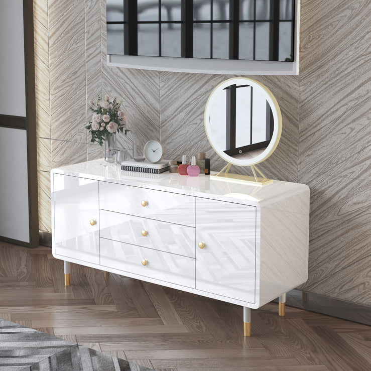 Moderno cuffia da pranzo in legno semplice credenza con cassetto per soggiorno senza specchio