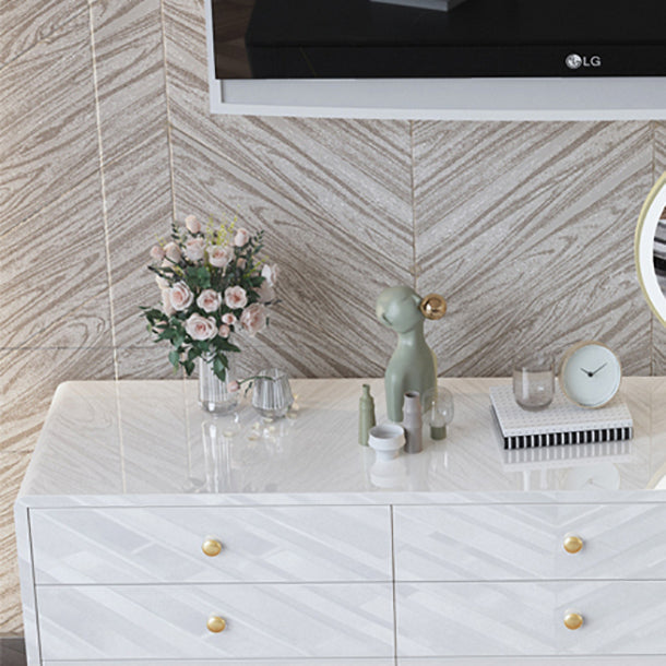 Moderno cuffia da pranzo in legno semplice credenza con cassetto per soggiorno senza specchio