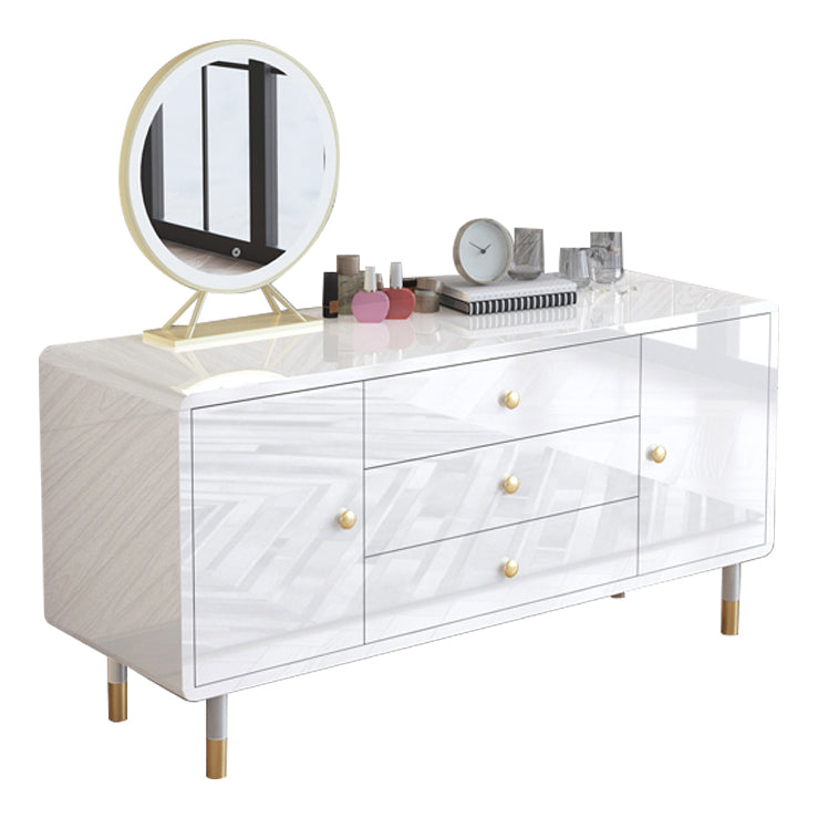 Moderno cuffia da pranzo in legno semplice credenza con cassetto per soggiorno senza specchio