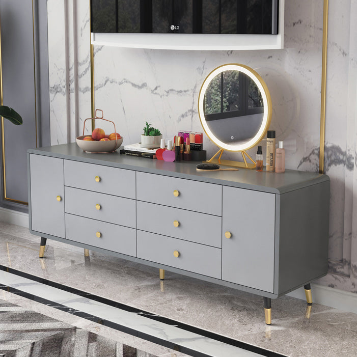 Moderno cuffia da pranzo in legno semplice credenza con cassetto per soggiorno senza specchio