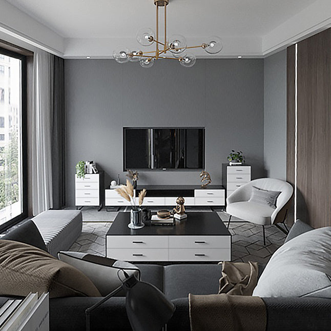 Modern sideboard ingegnerizzato a buffet in legno con cassetto per sala da pranzo