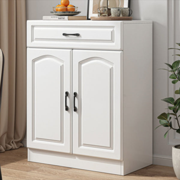 Server da pranzo bianco per soggiorno moderno ingegnerizzato in legno ingegnerizzato 32 "H